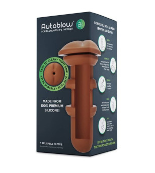 AUTOBLOW - AI ANUS SLEEVE MARRON