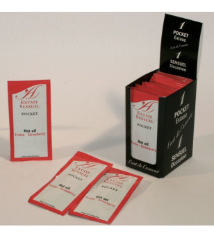 EXTASE SENSUAL - HUILE STIMULANTE DE FRAISE 10 ML