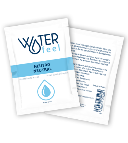 WATERFEEL - GEL DE GLISSEMENT NEUTRE  BASE DEAU 6 ML