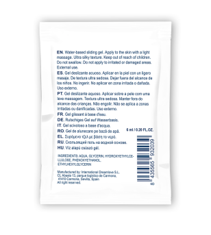 WATERFEEL - GEL DE GLISSEMENT NEUTRE  BASE DEAU 6 ML