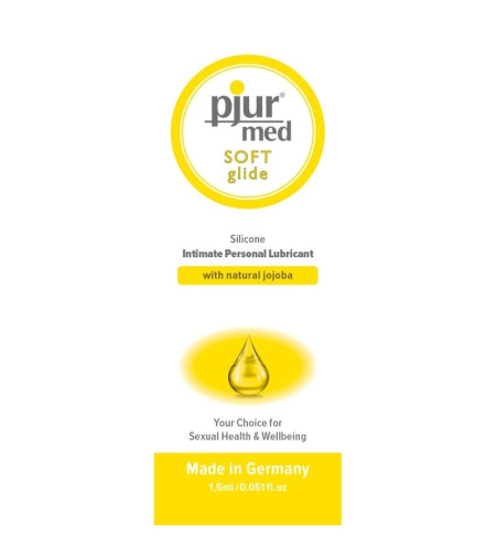 PJUR - LUBRIFIANT SILICONE MED SOFT GLIDE 1.5 ML