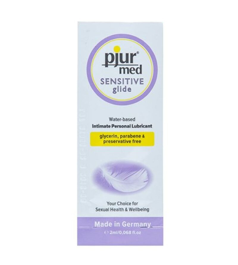 PJUR - MED LUBRIFIANT  BASE EAU SENSITIVE GLIDE 2 ML