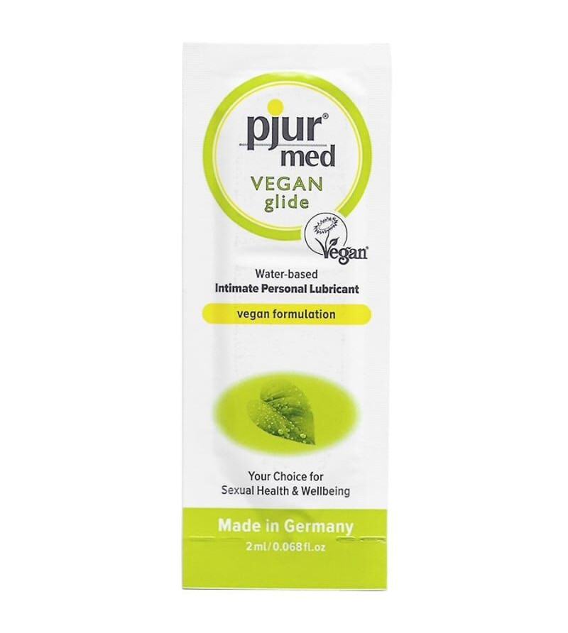 PJUR - MED LUBRIFIANT  BASE EAU VEGAN GLIDE 2 ML