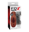 PDX PLUS - MASTURBATEUR VAGIN ET ANUS DOUBLE STROKER PERFECT PUSSY BRUN