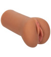 CALEXOTICS - BOUNDLESS VULVA STROKER - PEAU CARAMEL