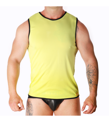 MACHO - T-SHIRT JAUNE L/XL