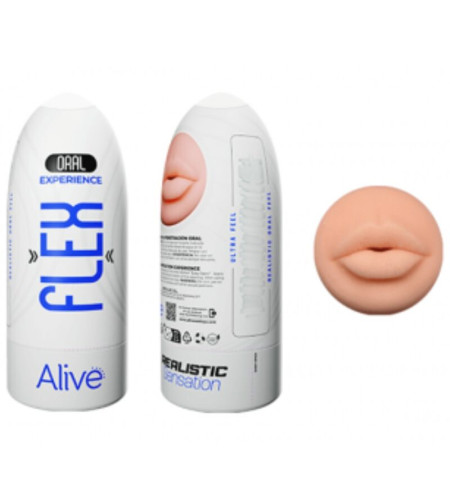 ALIVE - MASTURBATEUR MÂLE FLEX ORAL TAILLE M