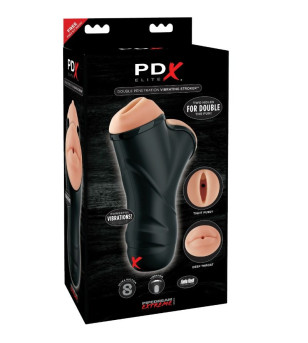 PDX ELITE - COUREUR VIBRANT DOUBLE PÉNÉTRATION