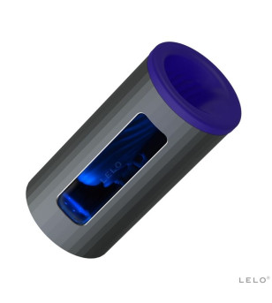 LELO - MASTURBATEUR F1S V2 AVEC TECHNOLOGIE SDK BLEU ET MÉTAL