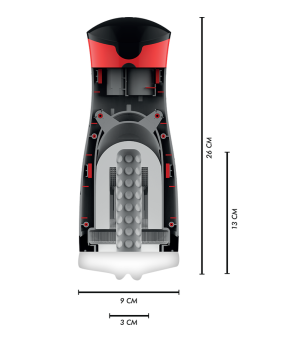 JAMYJOB - MASTURBATEUR À ASPIRATION ET VIBRATION DAMERON