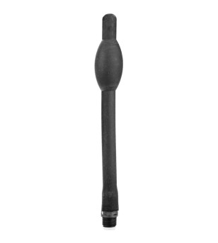 ALL BLACK - DOUCHE ANAL RÉTRACTABLE SILICONE 27 CM