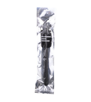 ALL BLACK - DOUCHE ANAL RÉTRACTABLE SILICONE 27 CM