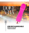 DOLCE VITA - VIBRATEUR RECHARGEABLE TROIS ROSE 7 VITESSES