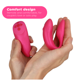 WE-VIBE - VIBRATEUR CHORUS POUR COUPLES AVEC COMMANDE DE SQUEEZE ROSE