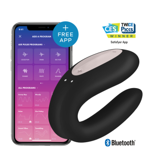 SATISFYER - APPLICATION DOUBLE JOY CON VIOLET