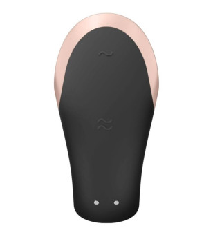 SATISFYER - VIBRATEUR DOUBLE LOVE LUXURY PARTNER NOIR