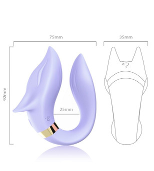 ARMONY - VIBRATEUR FOX POUR COUPLES TÉLÉCOMMANDE VIOLET