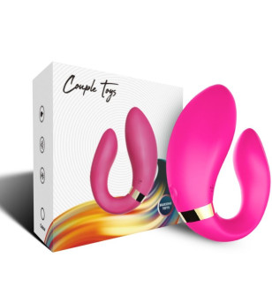 ARMONY - VIBRATEUR CROISSANT POUR COUPLES TÉLÉCOMMANDE FUCHSIA