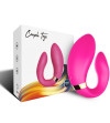 ARMONY - VIBRATEUR CROISSANT POUR COUPLES TÉLÉCOMMANDE FUCHSIA