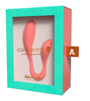 ADRIEN LASTIC - COUPLE SECRETS II DOUBLE STIMULATION ROSE + APPLICATION GRATUITE