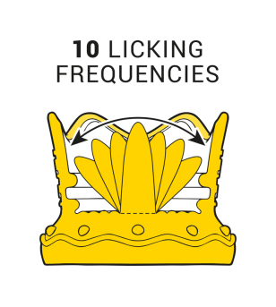 INTENSE - STIMULATEUR CLITORIS 10 MODES D'ONDES STIMULANTES ET DE LÉCHAGE - ROSE