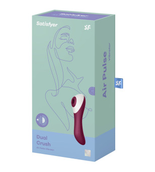 SATISFYER - VIBRATEUR  IMPULSIONS AIR DUAL CRUSH