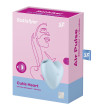 SATISFYER - CUTIE HEART STIMULATEUR ET VIBRATEUR DE PULSE D'AIR ROSE