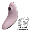 SATISFYER - VULVA LOVER 1 STIMULATEUR ET VIBRATEUR AIR PULSE BLEU