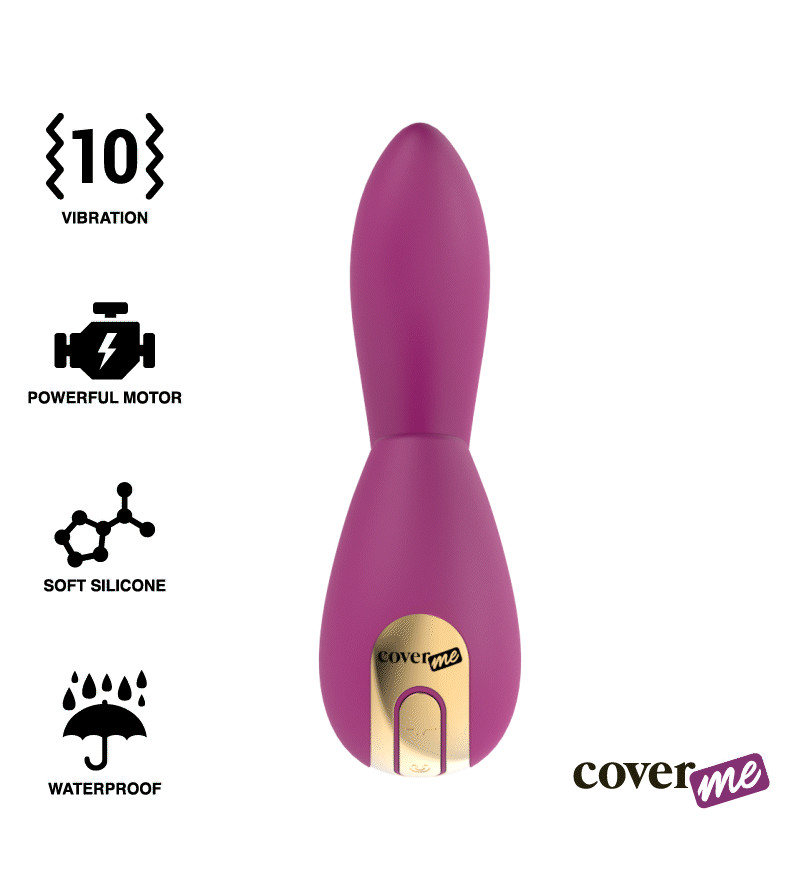 COVERME - ASPIRATION CLITORALE ET VIBRATEUR PUISSANT RUSH G-SPOT