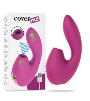 COVERME - ASPIRATION CLITORALE ET VIBRATEUR PUISSANT RUSH G-SPOT