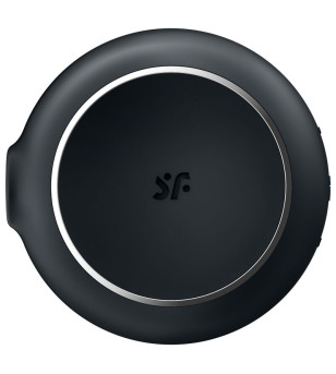 SATISFYER - STIMULATEUR ET VIBRATEUR DOUBLE AIR PULSE PRO TO GO 3 BLEU