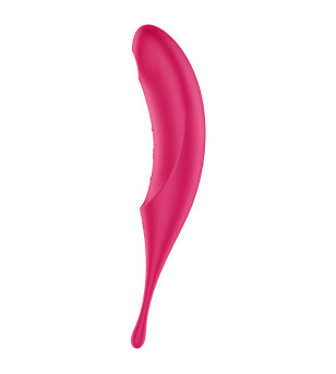 SATISFYER - STIMULATEUR ET VIBRATEUR TWIRLING PRO AIR PULSE BLEU