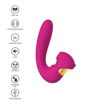 XOCOON - STIMULATEUR CELESTIAL LOVE VIBE FUCHSIA