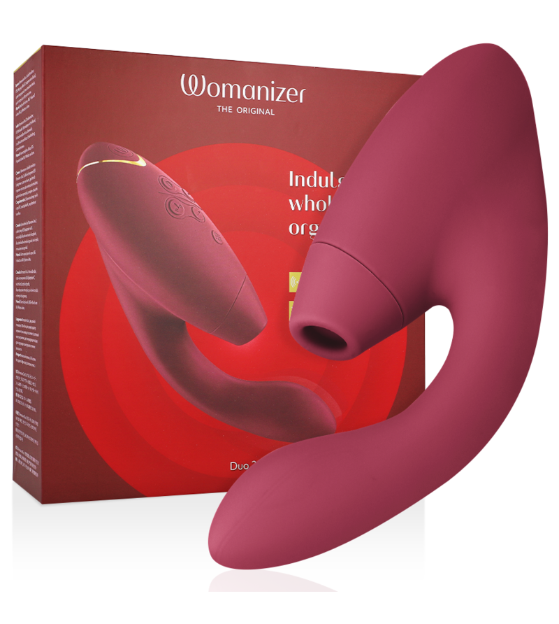 WOMANIZER - DUO 2 STIMULATEUR BORDEAUX