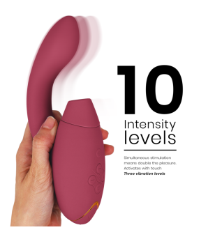 WOMANIZER - DUO 2 STIMULATEUR BORDEAUX