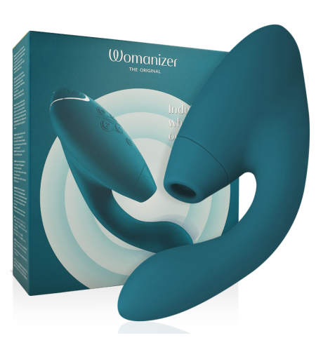 WOMANIZER - DUO 2 STIMULATOR BLEU PÉTROLE