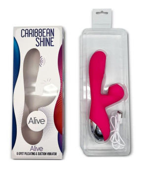 ALIVE - VIBRATEUR CARIBBEAN SHINE  SUCKER FUCHSIA