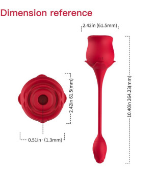 ARMONY - PINK LICKING VIBRANT DE CLIT  VIBRATEUR ROUGE