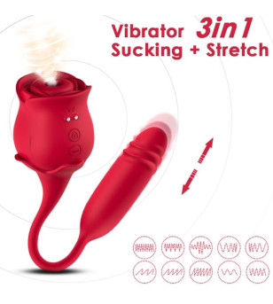 ARMONY - ROSEKNIGTH LICKING VIBRANT CLITO  VIBRATEUR ROUGE