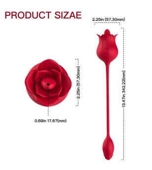 ARMONY - VIBRATEUR ROSE CON COLA ROUGE