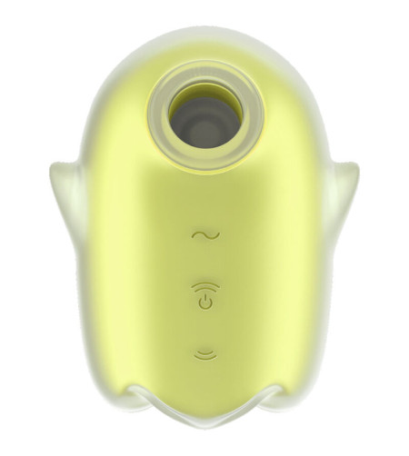 SATISFYER - GLOWING GHOST AIR PULSE  VIBRATEUR BLANC