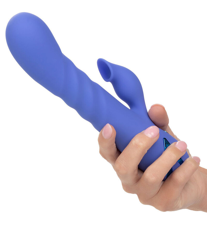 CALEXOTICS - VIBRATEUR  SUCKER LA LOVE BLEU PAR CALIFORNIA DREAMING