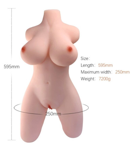 ARMONY - MODÈLE RÉALISTE DE TORSE FÉMININ 2