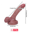 ARMONY - GODE RÉALISTE EN SILICONE LIQUIDE 17 CM