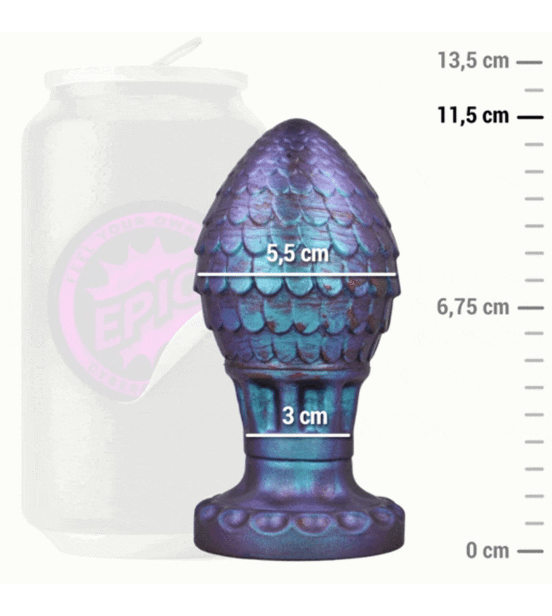 EPIC - VRAKOS PLUG ANAL OEUF DE DRAGON TAILLE M