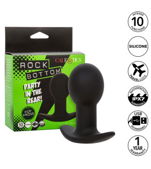 CALEXOTICS - ROCK BOTTOM PLUG ANAL 10 VIBRATIONS SILICONE NOIR