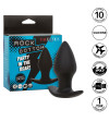 CALEXOTICS - ROCK BOTTOM PLUG ANAL PARFAIT 10 VIBRATIONS SILICONE NOIR