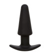 CALEXOTICS - ROCK BOTTOM TAPERED ANAL PLUG 10 VIBRATIONS SILICONE NOIR