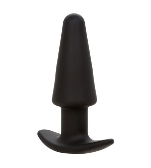 CALEXOTICS - ROCK BOTTOM TAPERED ANAL PLUG 10 VIBRATIONS SILICONE NOIR