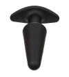 CALEXOTICS - ROCK BOTTOM TAPERED ANAL PLUG 10 VIBRATIONS SILICONE NOIR